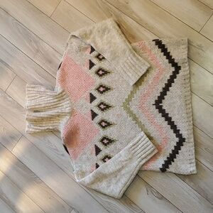Tribal Cozy Turtleneck Sweater